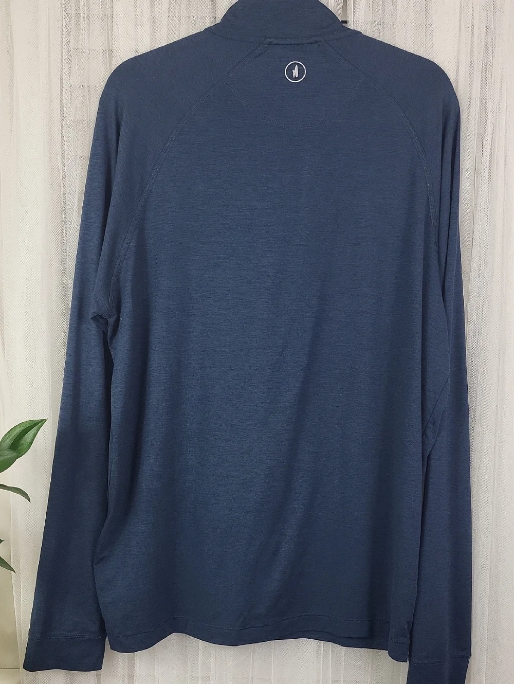 Johnnie-O Men's Half-Zip Pullover - Deep Slate Blue. Size L - Picture 9 of 9
